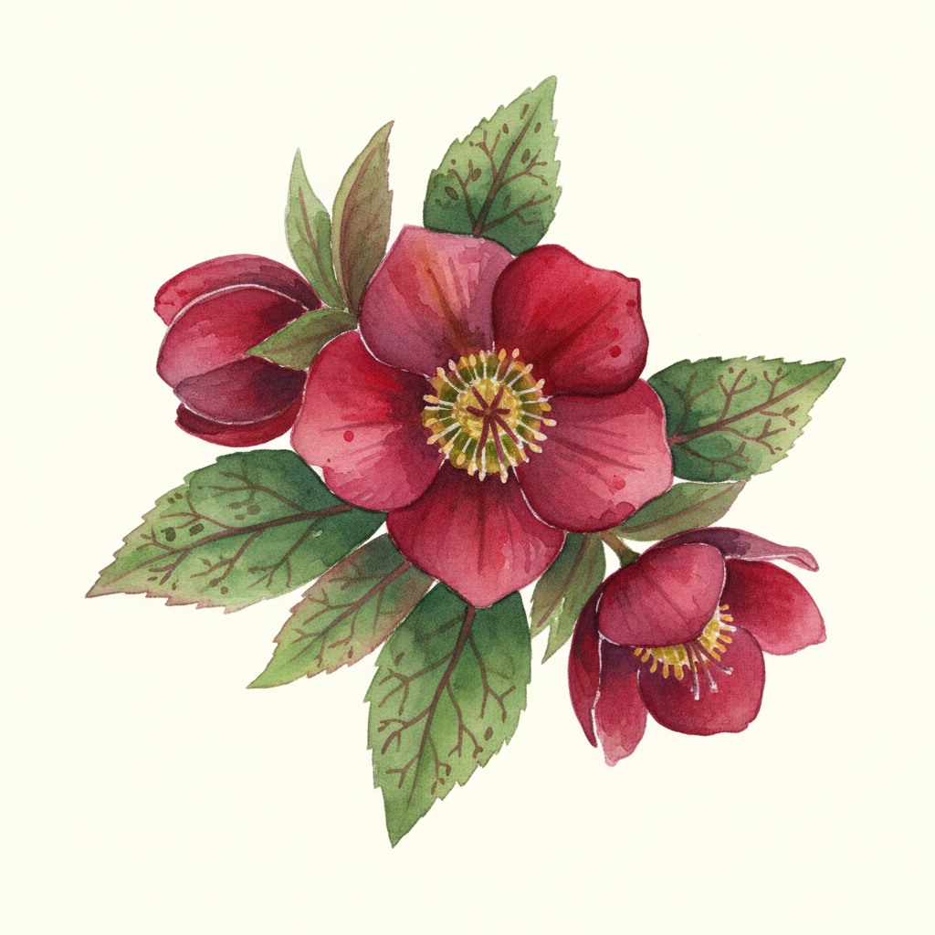 Anna's Red Hellebore