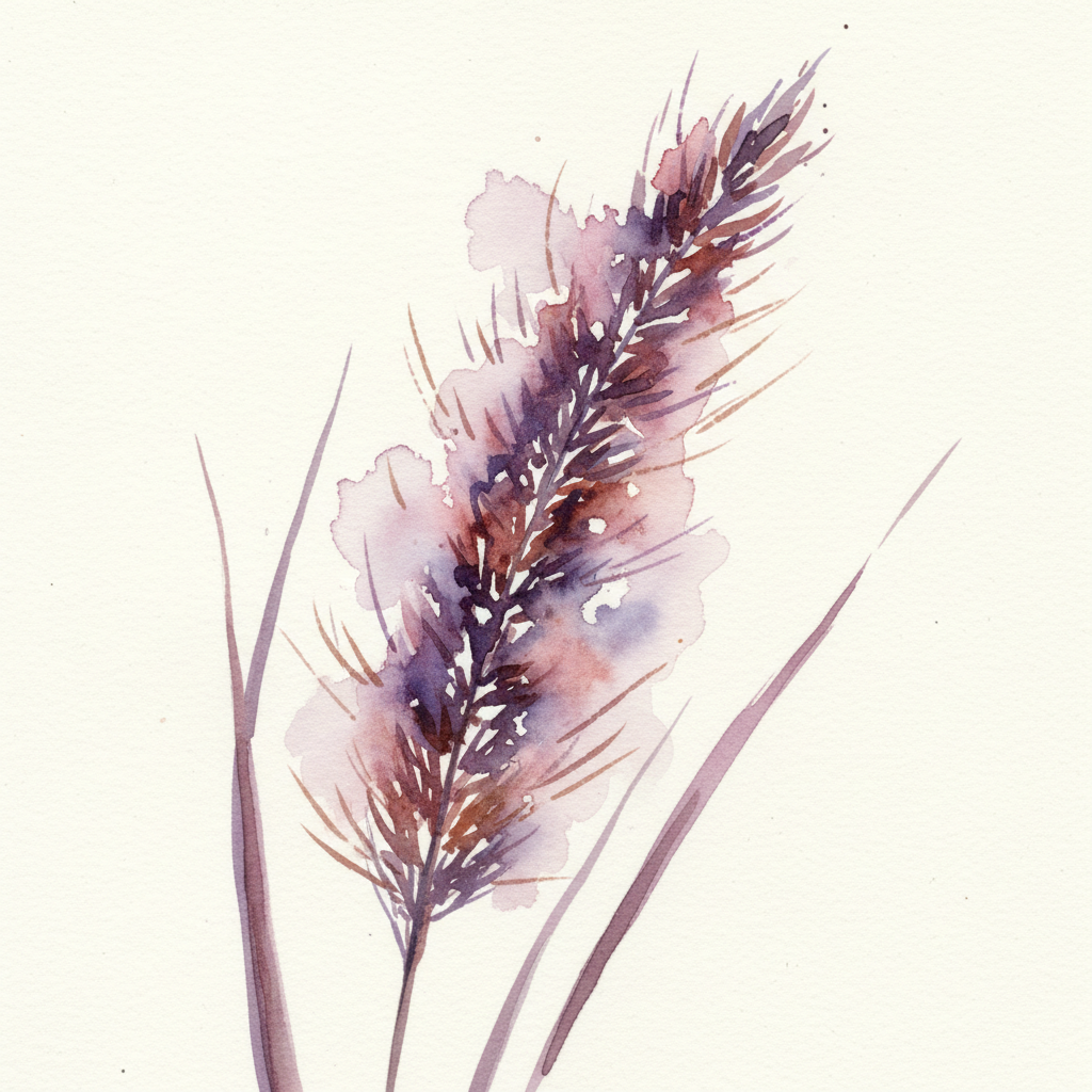 Purple Fountain Grass